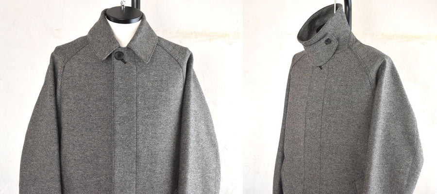 SONSマーティーアンドサンズ TWEED BAL COLLAR COAT