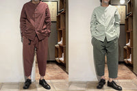 CASEY CASEY ケイシーケイシー <br>VERGER SHIRT - PAPER COT  / クルーヴェルジェシャツ <br>【20HC261 PAPER COT 】 <br>【ロングスリーブシャツ 】【MEN'S】