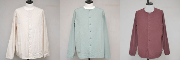 CASEY CASEY ケイシーケイシー <br>VERGER SHIRT - PAPER COT  / クルーヴェルジェシャツ <br>【20HC261 PAPER COT 】 <br>【ロングスリーブシャツ 】【MEN'S】