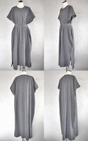 23ss<BR>CristaSeya クリスタセヤ<br>" OVERSIZED CAFTAN " STRIPES<br>オーバーオーバーサイズドストライプカフタン【03PV-PU】<BR>【WOMEN'S】