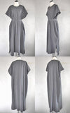 23ss<BR>CristaSeya クリスタセヤ<br>" OVERSIZED CAFTAN " STRIPES<br>オーバーオーバーサイズドストライプカフタン【03PV-PU】<BR>【WOMEN'S】
