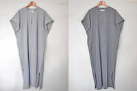 23ss<BR>CristaSeya クリスタセヤ<br>" OVERSIZED CAFTAN " STRIPES<br>オーバーオーバーサイズドストライプカフタン【03PV-PU】<BR>【WOMEN'S】