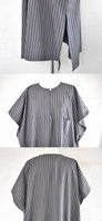 23ss<BR>CristaSeya クリスタセヤ<br>" OVERSIZED CAFTAN " STRIPES<br>オーバーオーバーサイズドストライプカフタン【03PV-PU】<BR>【WOMEN'S】