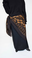 23AW<br>CristaSeya クリスタセヤ<br>" PRINTED WOOL SHAWL WITH FRINGES "  <br>プリントフリンジウールショール<br>【33SH-OC】【MEN'S / WOMEN'S】