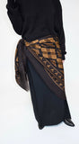 23AW<br>CristaSeya クリスタセヤ<br>" PRINTED WOOL SHAWL WITH FRINGES "  <br>プリントフリンジウールショール<br>【33SH-OC】【MEN'S / WOMEN'S】