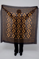 23AW<br>CristaSeya クリスタセヤ<br>" PRINTED WOOL SHAWL WITH FRINGES "  <br>プリントフリンジウールショール<br>【33SH-OC】【MEN'S / WOMEN'S】