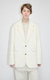 SALE!<BR>CristaSeya クリスタセヤ<br>" CORDURY OVERSIZED BLAZER WHITE  " <br>コーデュロイ<BR>オーバーサイズドジャケット<br>【05EN-CO】【MEN'S/WOMEN'S】
