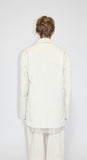 SALE!<BR>CristaSeya クリスタセヤ<br>" CORDURY OVERSIZED BLAZER WHITE  " <br>コーデュロイ<BR>オーバーサイズドジャケット<br>【05EN-CO】【MEN'S/WOMEN'S】