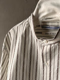 23AW<BR>CristaSeya クリスタセヤ<br>" OVERSIZED MAO SHIRT  " <br>オーバーサイズドマオシャツ<br>【08DA-COP】<BR>【MEN'S/WOMEN'S】