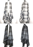 SALE！_<BR>tous les deux ensemble<BR>トゥレドゥアンサンブル <BR>（boutique W)  <br>Checked Stole <br>チェックストール<BR>【321000】<BR>【WOMEN'S】