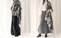 SALE！_<BR>tous les deux ensemble<BR>トゥレドゥアンサンブル <BR>（boutique W)  <br>Checked Stole <br>チェックストール<BR>【321000】<BR>【WOMEN'S】