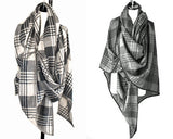 SALE！_<BR>tous les deux ensemble<BR>トゥレドゥアンサンブル <BR>（boutique W)  <br>Checked Stole <br>チェックストール<BR>【321000】<BR>【WOMEN'S】