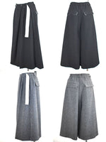 SALE！_<BR>tous les deux ensembleトゥレドゥアンサンブル （boutique W)  <br>Pique Wide Pants  <br>ピケウールワイドパンツ【321410】<BR>【WOMEN'S】