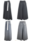 SALE！_<BR>tous les deux ensembleトゥレドゥアンサンブル （boutique W)  <br>Pique Wide Pants  <br>ピケウールワイドパンツ【321410】<BR>【WOMEN'S】