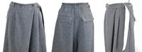 SALE！_<BR>tous les deux ensembleトゥレドゥアンサンブル （boutique W)  <br>Pique Wide Pants  <br>ピケウールワイドパンツ【321410】<BR>【WOMEN'S】