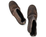 GUIDI グイディ <BR>BACK ZIP BOOT SOLE LEATER <BR> バックジップブーツ<br>" HORSE REVERSE FULL GRAIN " <BR>【 986X HORSE REVERSE 】【MEN'S】【シューズ】