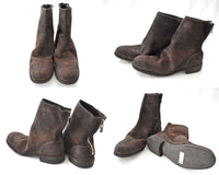 GUIDI グイディ <BR>BACK ZIP BOOT SOLE LEATER <BR> バックジップブーツ<br>" HORSE REVERSE FULL GRAIN " <BR>【 986X HORSE REVERSE 】【MEN'S】【シューズ】