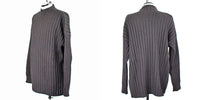 CASEY CASEY ケイシーケイシー <br>CREW NECK OPEN RIB SWEATER - WOOLY  <BR> クルーネックオープンリブセーター<br>【21HK005】【ニット】<BR>【MEN'S】