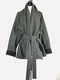 SALE!_<br>FORME d'expression<br>フォルム デ エクスプレッション<br>" Caban Coat " Black Papper <br>キャバンコート<br>【DC045 B52B】<br>【WOMEN'S】