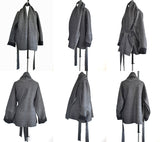 SALE!_<br>FORME d'expression<br>フォルム デ エクスプレッション<br>" Caban Coat " Black Papper <br>キャバンコート<br>【DC045 B52B】<br>【WOMEN'S】