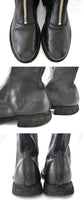 GUIDI / グイディ <BR>"FRONT ZIP ARMY BOOT SOLE LEATER"<BR>フロントジップブーツ<br>"SOFT HORSE FULL GRAIN" BLKT<BR>【210WZ SOFT HORSE FULL GRAIN 】<BR> 【WOMEN'S】【シューズ】