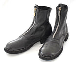 GUIDI / グイディ <BR>"FRONT ZIP ARMY BOOT SOLE LEATER"<BR>フロントジップブーツ<br>"SOFT HORSE FULL GRAIN" BLKT<BR>【210WZ SOFT HORSE FULL GRAIN 】<BR> 【WOMEN'S】【シューズ】