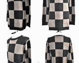 SALE！_<br>Aleksandr Manamis アレクサンダーマナミ<BR>パネルチェックセーター<br>【2231051】【MEN'S】