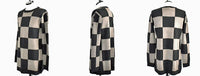 SALE！_<br>Aleksandr Manamis アレクサンダーマナミ<BR>パネルチェックセーター<br>【2231051】【MEN'S】