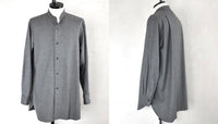 23AW_<br>MAATEE&SONS<BR>マーティーアンドサンズ  <BR>WOOL SAXSONY / BAND COLLAR SHIRTS <BR>ウールサキソニーバンドカラーシャツ/ <br>【MT3303-0603B】【MEN'S】