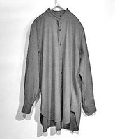 23AW_<br>MAATEE&SONS<BR>マーティーアンドサンズ  <BR>WOOL SAXSONY / BAND COLLAR SHIRTS <BR>ウールサキソニーバンドカラーシャツ/ <br>【MT3303-0603B】【MEN'S】