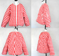 SALE!_<BR>SOFIE D'HOORE ソフィードール <br>" ORIGIN "<BR>cropped reversible bomber down filled<BR>リバーシブルチェックダウンブルゾン <br>【ORIGIN PAN】【WOMEN'S】