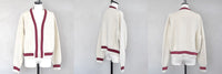 SALE!<BR>SOFIE D'HOORE ソフィードール <br>" MOLLY "<BR>3ply open cardigan with contrast <BR> コントラストカーディガン<br>【MOLLY YFIMBI】<BR>【WOMEN'S】