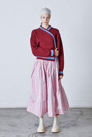 SALE!<BR>SOFIE D'HOORE ソフィードール <br>" MOLLY "<BR>3ply open cardigan with contrast <BR> コントラストカーディガン<br>【MOLLY YFIMBI】<BR>【WOMEN'S】
