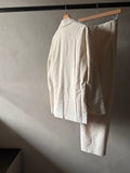 SALE!<BR>CristaSeya クリスタセヤ<br>" CORDURY OVERSIZED BLAZER WHITE  " <br>コーデュロイ<BR>オーバーサイズドジャケット<br>【05EN-CO】【MEN'S/WOMEN'S】