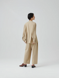 STUDIO NICHOLSON <br>スタジオニコルソン <br>" WENDER "<br>VOLUME SLEEVE SHIRT<BR>ボリュームスリーブシャツ<br>【SNM-649】【WOMEN'S】<BR>【ロングスリーブブラウス】