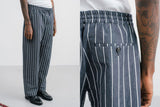 SALE!<br>A KIND OF GUISE / アカインドオブガイズ <br>" SAMURAI TROUSERS " SEA STRIPE<BR>ウエストシャーリングストライプイージーパンツ <BR>【205 668】【MEN'S】AKOG