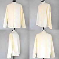 CASEY CASEY ケイシーケイシー <br>VERGER SHIRT - PAPER COT  / クルーヴェルジェシャツ <br>【20HC261 PAPER COT 】 <br>【ロングスリーブシャツ 】【MEN'S】