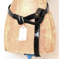 GUIDI  グイディ<br> " LATEX LEATHER BELT  " <BR>バイソンラテックス加工レザーベルト<BR>BISON FULL GRAIN 【BLT17_LTXB】<BR>【MEN'S / WOMEN'S】
