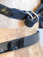 GUIDI  グイディ<br> " LATEX LEATHER BELT  " <BR>バイソンラテックス加工レザーベルト<BR>BISON FULL GRAIN 【BLT17_LTXB】<BR>【MEN'S / WOMEN'S】