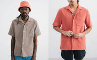 SALE!<br>A KIND OF GUISE / アカインドオブガイズ<br>" GIOIA SHIRT " <BR>パイルハーフスリーブシャツ 2色展開 <BR>【104】【MEN’S】AKOG