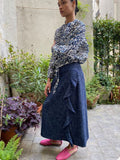 SALE!<BR>23ss<br>SARA LANZI / サラ ランツィ<br>" SKIRT WITH FLOUNCE " フリルスカート  <br>【02B DENIM】【WOMEN'S】