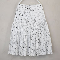 SALE!<BR>23ss<br>SARA LANZI / サラ ランツィ<br>"  FLOUNCE SKIRT " フラワープリントスカート  <br>【05D】【WOMEN'S】