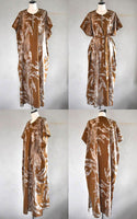 SALE!!<br>23ss<BR>CristaSeya クリスタセヤ<br>" OVERSIZED CAFTAN " LEAVES<br>オーバーオーバーサイズドカフタン【03PV-PU】<BR>【WOMEN'S】