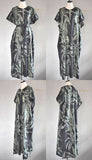 SALE!!<br>23ss<BR>CristaSeya クリスタセヤ<br>" OVERSIZED CAFTAN " LEAVES<br>オーバーオーバーサイズドカフタン【03PV-PU】<BR>【WOMEN'S】