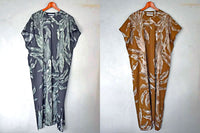 SALE!!<br>23ss<BR>CristaSeya クリスタセヤ<br>" OVERSIZED CAFTAN " LEAVES<br>オーバーオーバーサイズドカフタン【03PV-PU】<BR>【WOMEN'S】