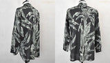 SALE!!<br>23ss<BR>CristaSeya クリスタセヤ<br>"  OVERSIZED MAO  SHIRT "LEAVES <br>オーバーサイズドマオシャツ<BR>【08DA-PA】【MEN'S/WOMEN'S】<BR>【ロングスリーブシャツ】