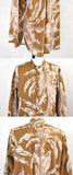 SALE!!<br>23ss<BR>CristaSeya クリスタセヤ<br>"  OVERSIZED MAO  SHIRT "LEAVES <br>オーバーサイズドマオシャツ<BR>【08DA-PA】【MEN'S/WOMEN'S】<BR>【ロングスリーブシャツ】