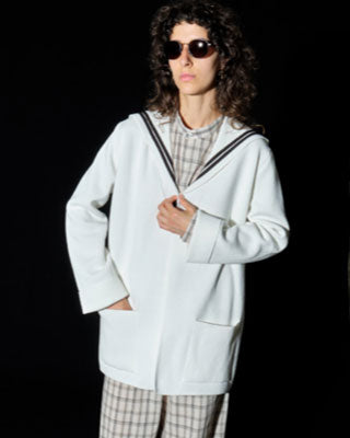 SALE!!<br>23ss<BR>CristaSeya クリスタセヤ<br>" SAILOR CARDIGAN " <br>セーラーカーディガン【08PV-CO】<BR>【WOMEN'S】