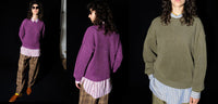 23ss<BR>CristaSeya クリスタセヤ<br>"  WASHI PAPER SWEATER <br> WASHI ペーパーセーター【12A】<BR>【WOMEN'S】