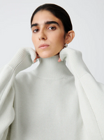 SALE! <br>STUDIO NICHOLSON <br>スタジオニコルソン <br>VIERE<br>MERINO COTTON ROLL NECK WATERLILY<br>【SNM-1014】【WOMEN'S】